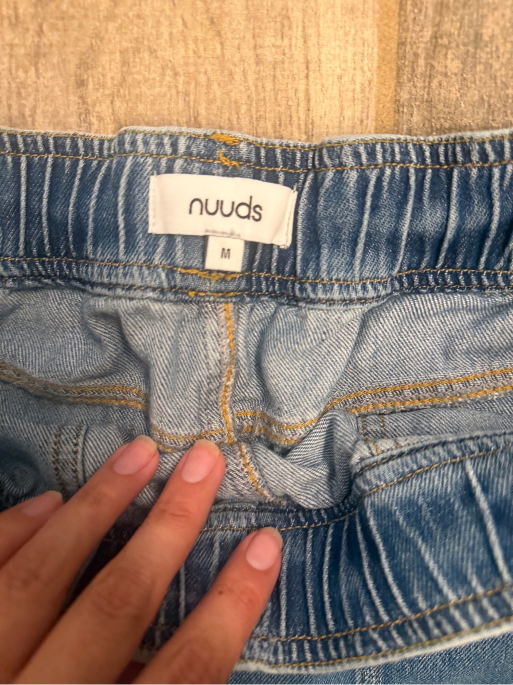 Nuuds Women's Pull-On Jean, Size Medium - Picture 3 of 9